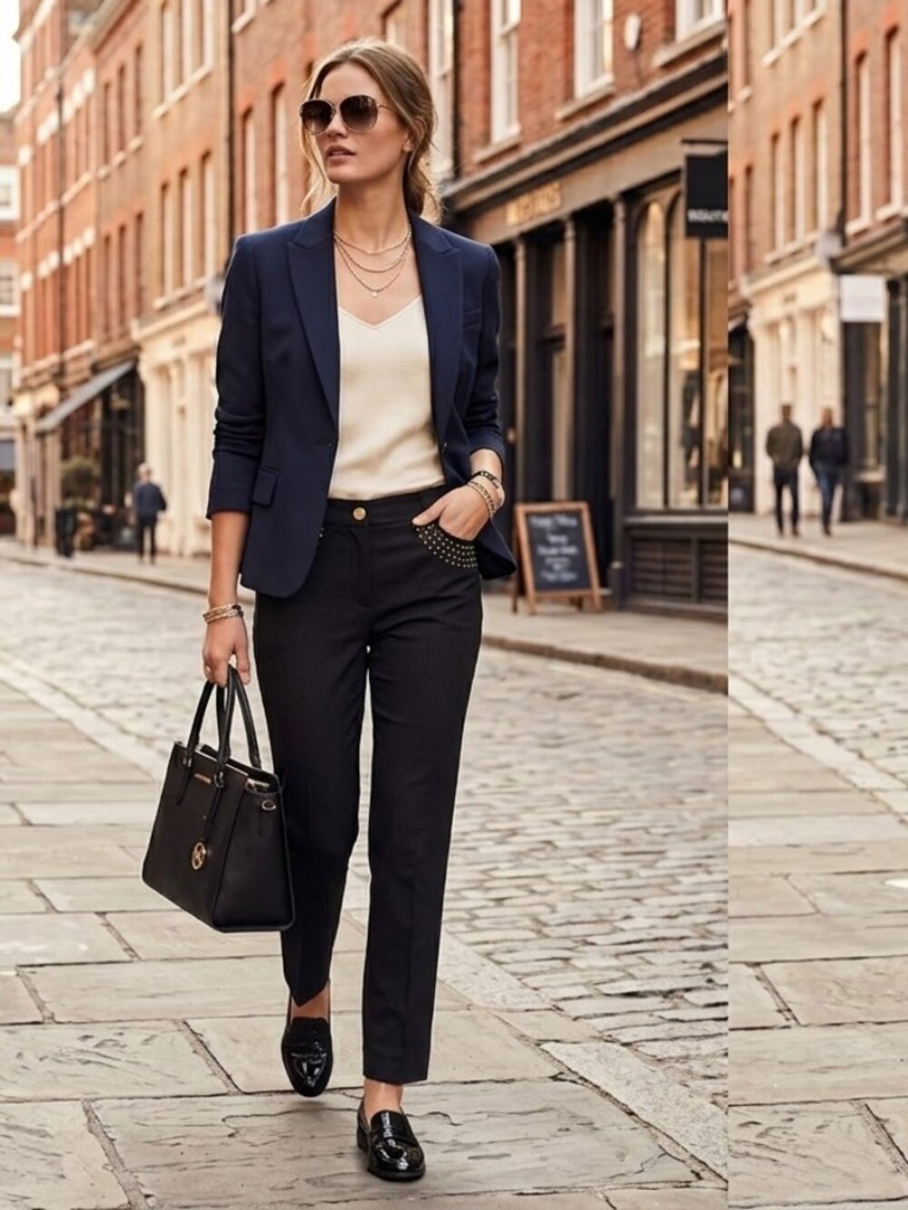 Michael Kors Black Denim Jeans-Petite